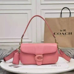 Tabby Shoulder Bag With OG Box & Dust Bag & Extra Shoulder Strap (Pink-1010)