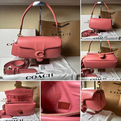 Tabby Shoulder Bag With OG Box & Dust Bag & Extra Shoulder Strap (Pink-1010)