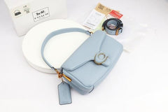 Tabby Shoulder Bag With OG Box & Dust Bag & Extra Shoulder Strap (Blue-1000)