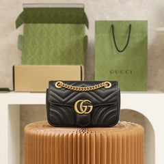 Premium Shoulder Bag With OG Box & Premium Dust Bag (Black-250)