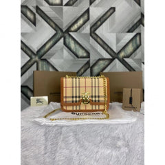 Monogram Quilted Shoulder Bag With OG Box & Dust Bag (Cheks-348)