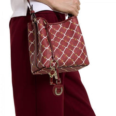 Premium Bucket Bag With OG Box & Dust Bag (Burgundy - 1250)