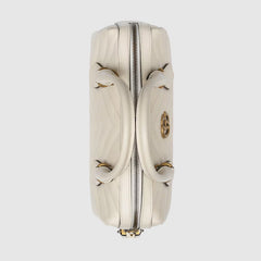 GG Marmont small top handle bag (White)