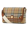 Beige Checks Cross Body Bag
