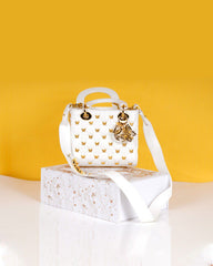 Cannage Butterfly Exceptional Quality With OG Box & Dust Bag (White-712)