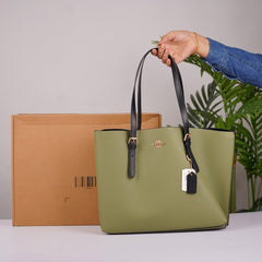 Moille Tote Medium Size Bag (Green )