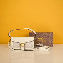 Shoulder Bag With OG Box & Dust Bag (Printed_White-848)