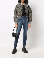 Leather Shoulder Bag with straps (Black)