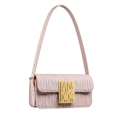 Premium Flap shoulder bag in soft pink