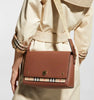 Crossbody Bag in Leather & Vintage Check