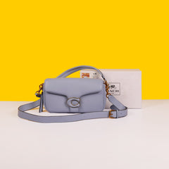 Tabby Shoulder Bag With OG Box & Dust Bag & Extra Shoulder Strap (Blue-1000)