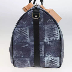 Damier Salt Keepall Bandouliere 50 Bag Blue N50059