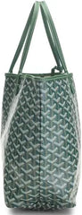 Louis Large Tote bag with small Pouch (Green)